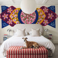 Blooming Cross I Mural Wallpaper - room preview 02