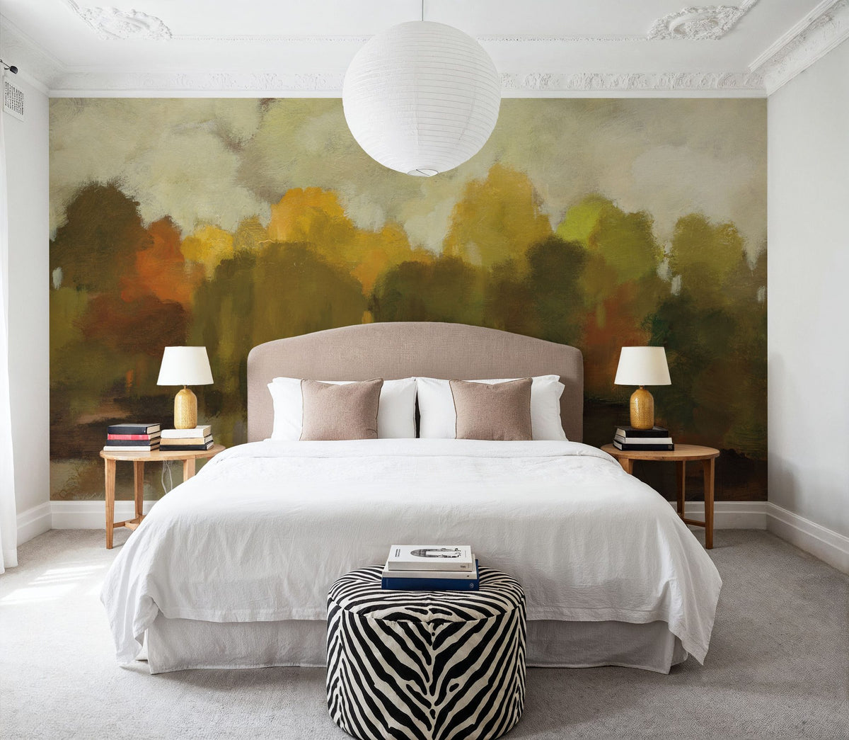 Fall Willows Mural Wallpaper - room preview 02
