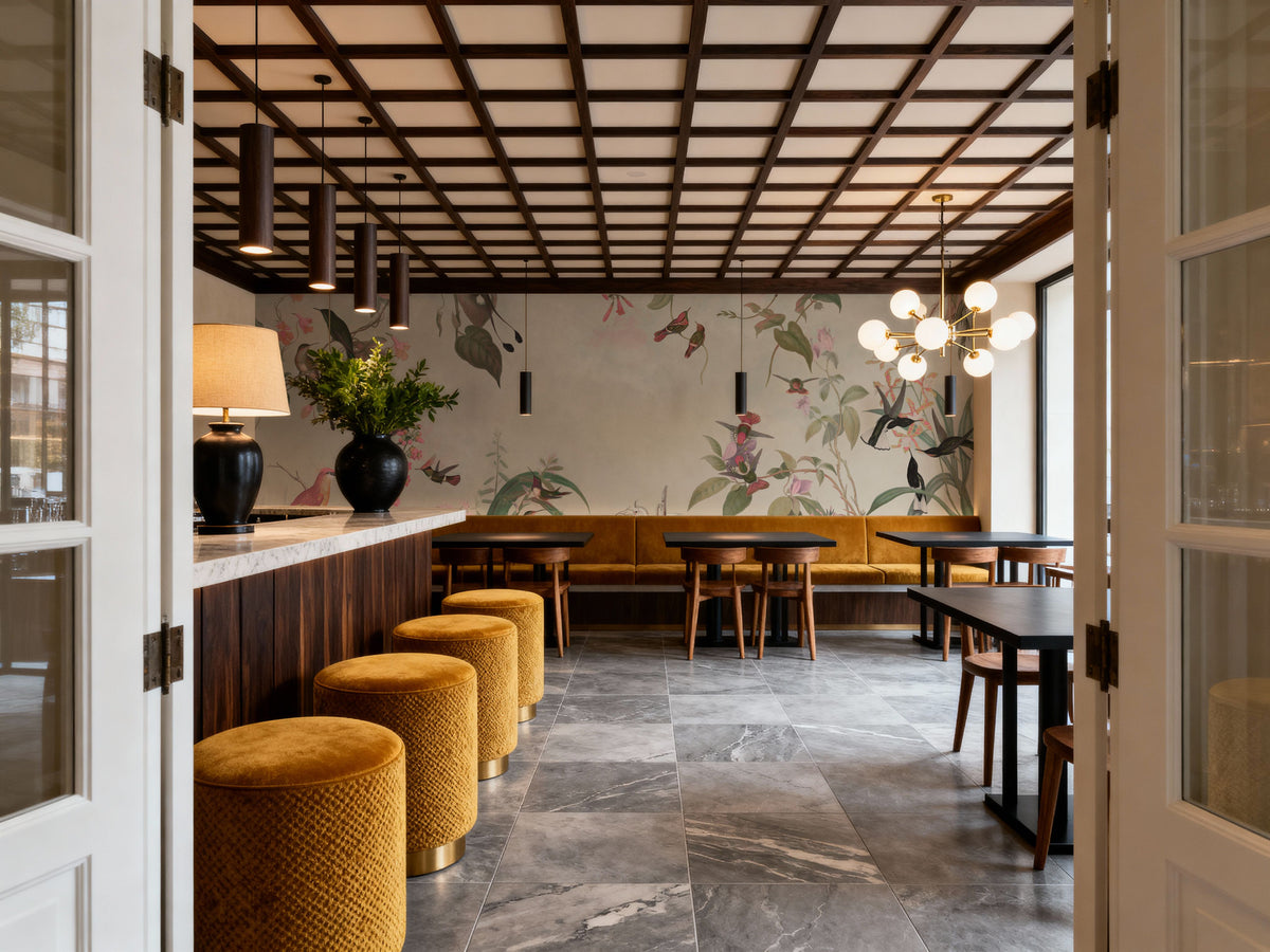 Birds Mural Wallpaper - room preview 02