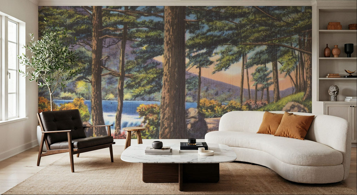 Pine Views Mural Wallpaper - room preview 02