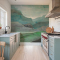 Misted Valley Mural Wallpaper - room preview 02