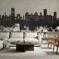 Wigan England Skyline Concrete Mural Wallpaper - room preview 02