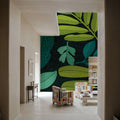 Plant Toss I Mural Wallpaper - room preview 02