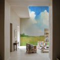 Cloudy Landscape Painting Mural Wallpaper - room preview 02