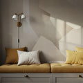 Chalky Geometrica, Alpine Oat Mural Wallpaper - room preview 02