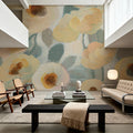 Breezy Flowers I Mural Wallpaper - room preview 02