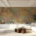 Northern Pacific Railroad Mural Wallpaper - room preview 02