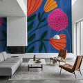 Modern Botanical I Mural Wallpaper - room preview 02