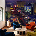 Vegas Twilight Glow Mural Wallpaper - room preview 02