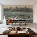 Hoboken Baseball Mural Wallpaper - room preview 02