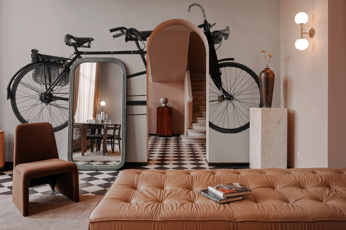 Tandem Bike Mural Wallpaper - room preview 02