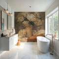 Bouquet of Hydrangeas Mural Wallpaper - room preview 02