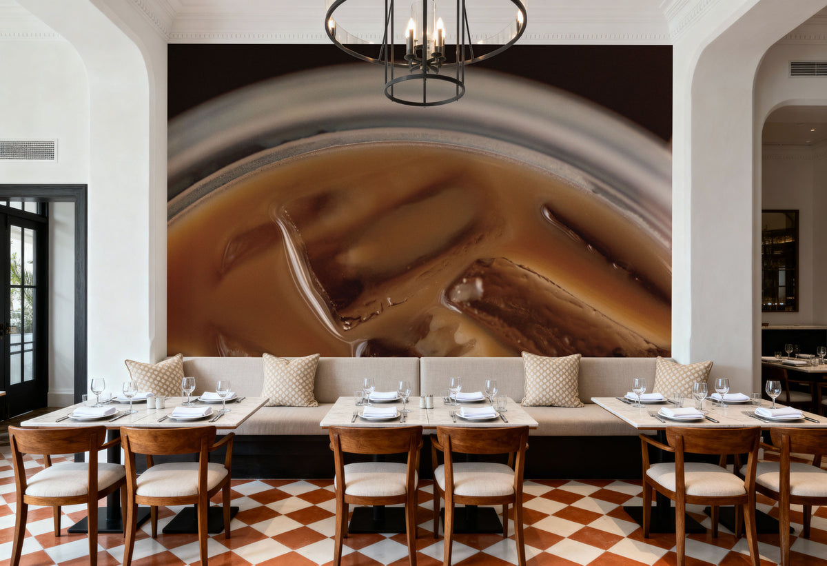 Iced Coffee Mural Wallpaper - room preview 02
