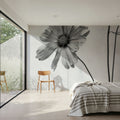 Wonderful Wildflowers XVII Neutral Mural Wallpaper - room preview 02