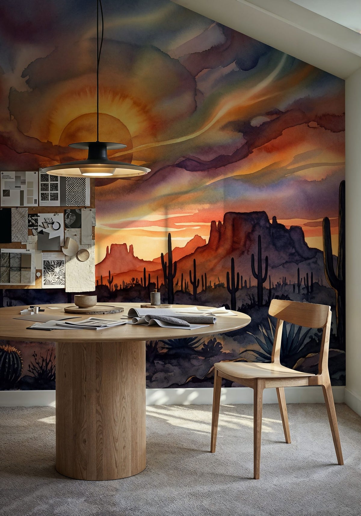 Arizona Landscape - Sunset Landscape Series Mural Wallpaper - room preview 02