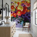 Wild and Flowery Mural Wallpaper - room preview 02