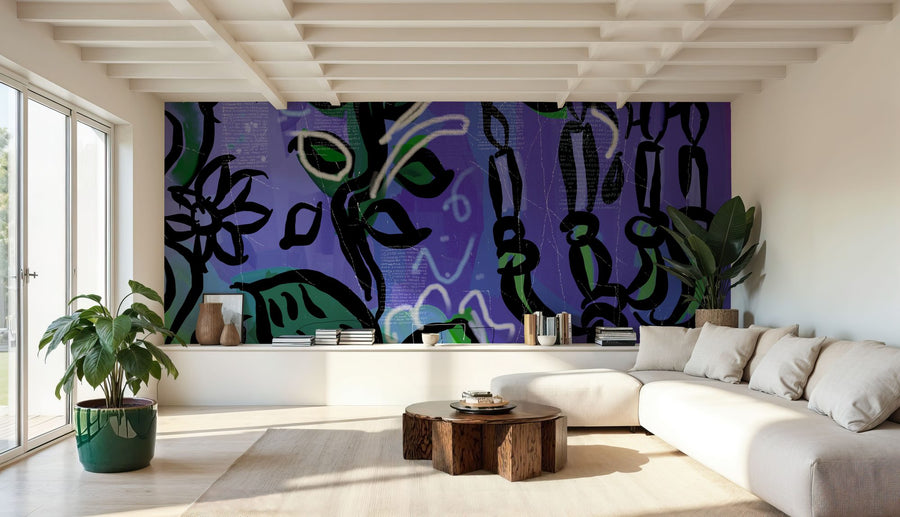 Graffiti Wallpaper Mural – Street Art Wall Mural – Quiet Castle