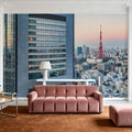 Shimbashi Skyscrapers Mural Wallpaper - room preview 02