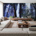 Sunlit Cascade Mural Wallpaper - room preview 02