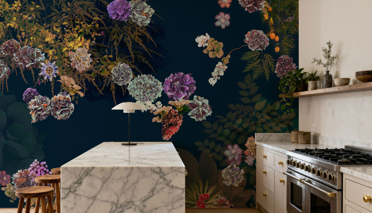 Graceful Autumn Mural Wallpaper - room preview 02
