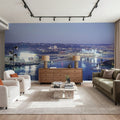Twilight Riverfront Mural Wallpaper - room preview 02