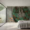 Western Christmas Mural Wallpaper - room preview 02