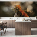 Golden Hour Sunflower Mural Wallpaper - room preview 02