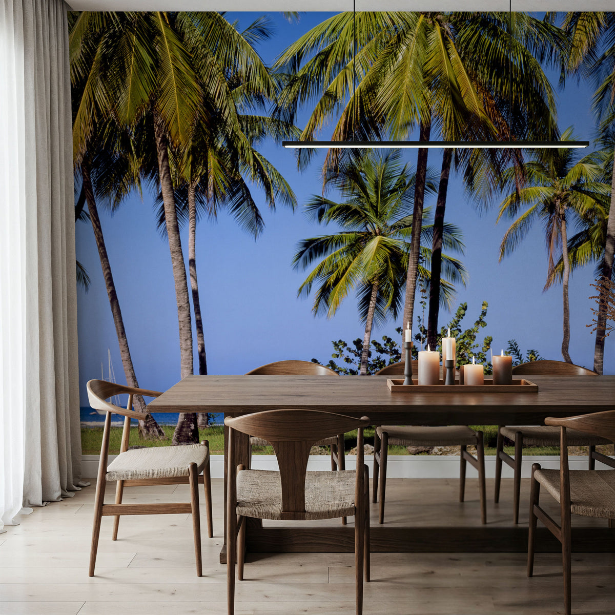 Sailing Through Paradise Mural Wallpaper - room preview 02