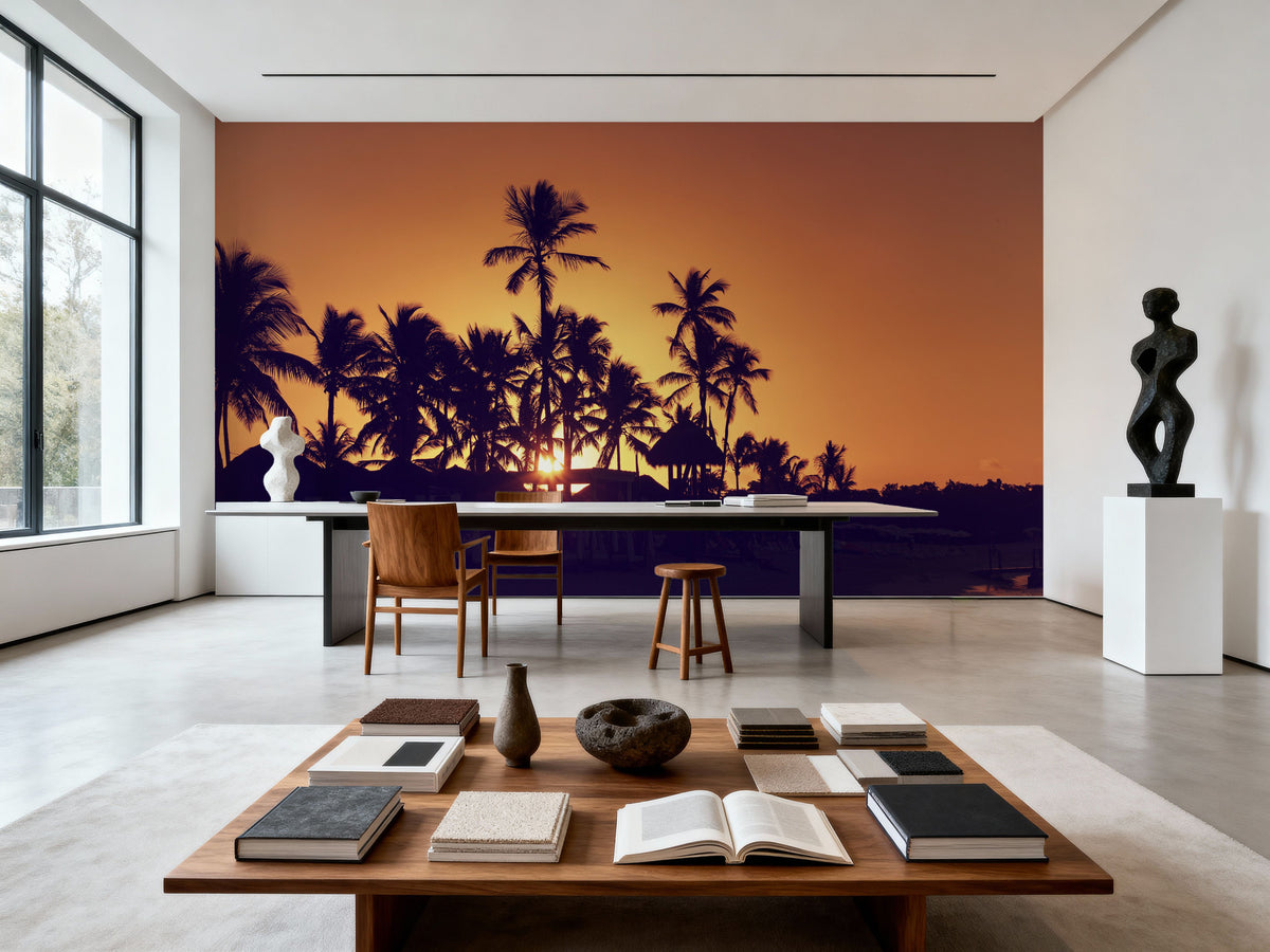 Early Morning Surf Mural Wallpaper - room preview 02