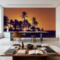 Early Morning Surf Mural Wallpaper - room preview 02