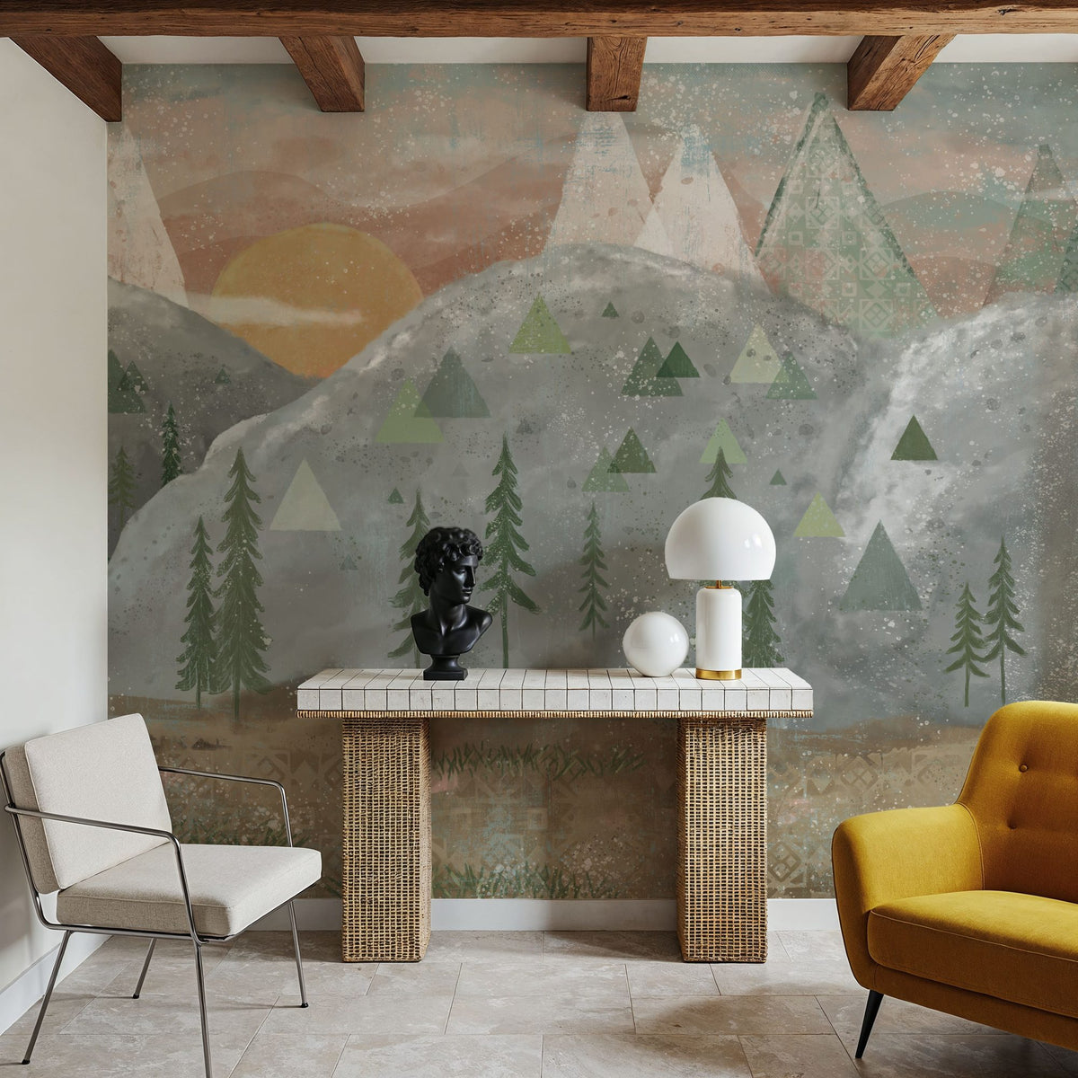 Woodland Scenes Mural Wallpaper - room preview 02