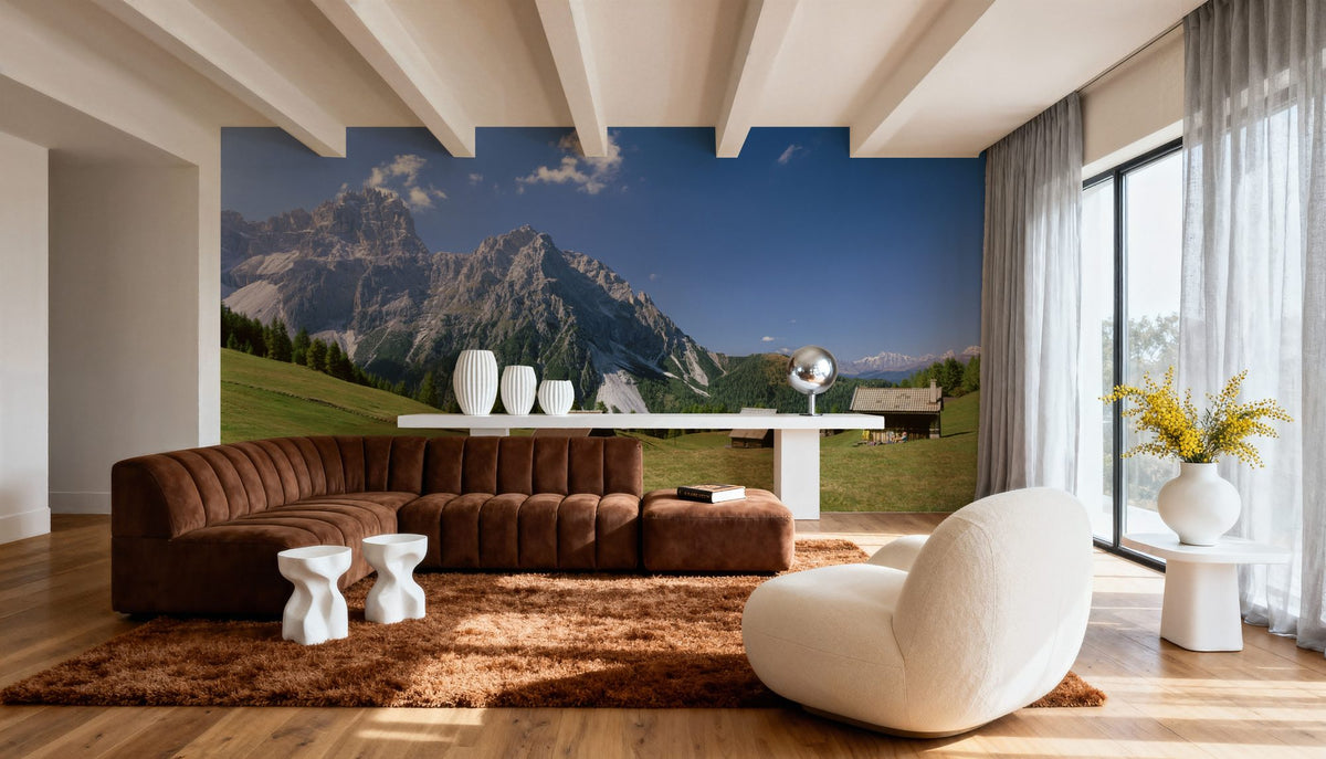 Mountain Cabin Retreat Mural Wallpaper - room preview 02