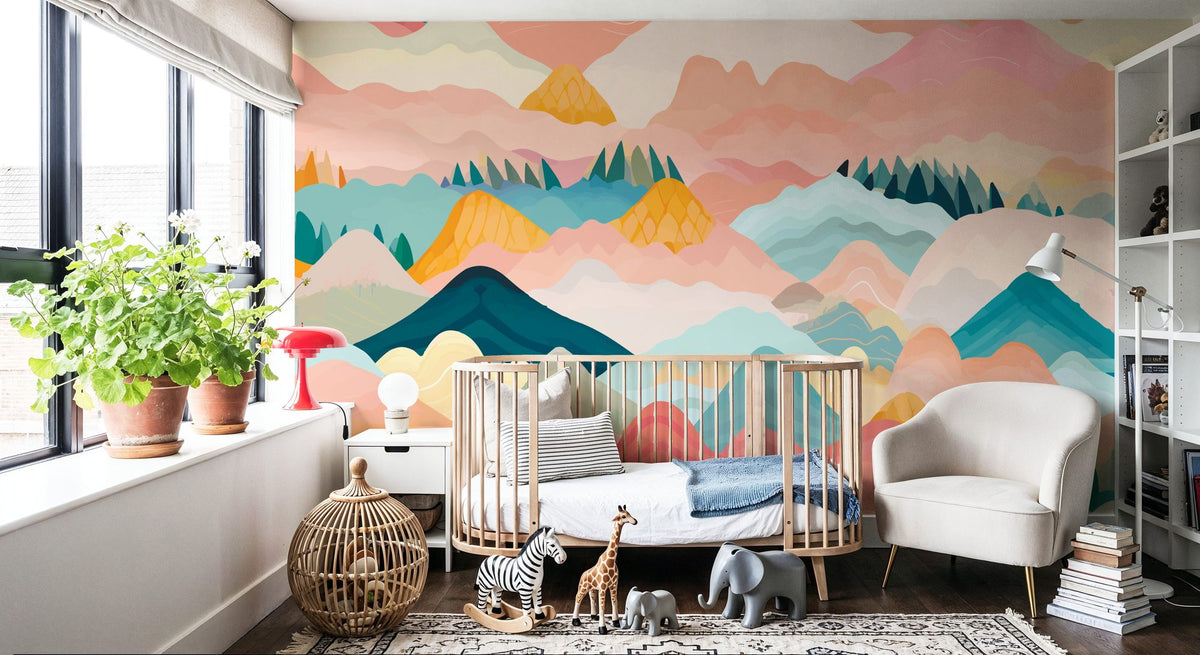 Dragon Mountains Mural Wallpaper - room preview 02