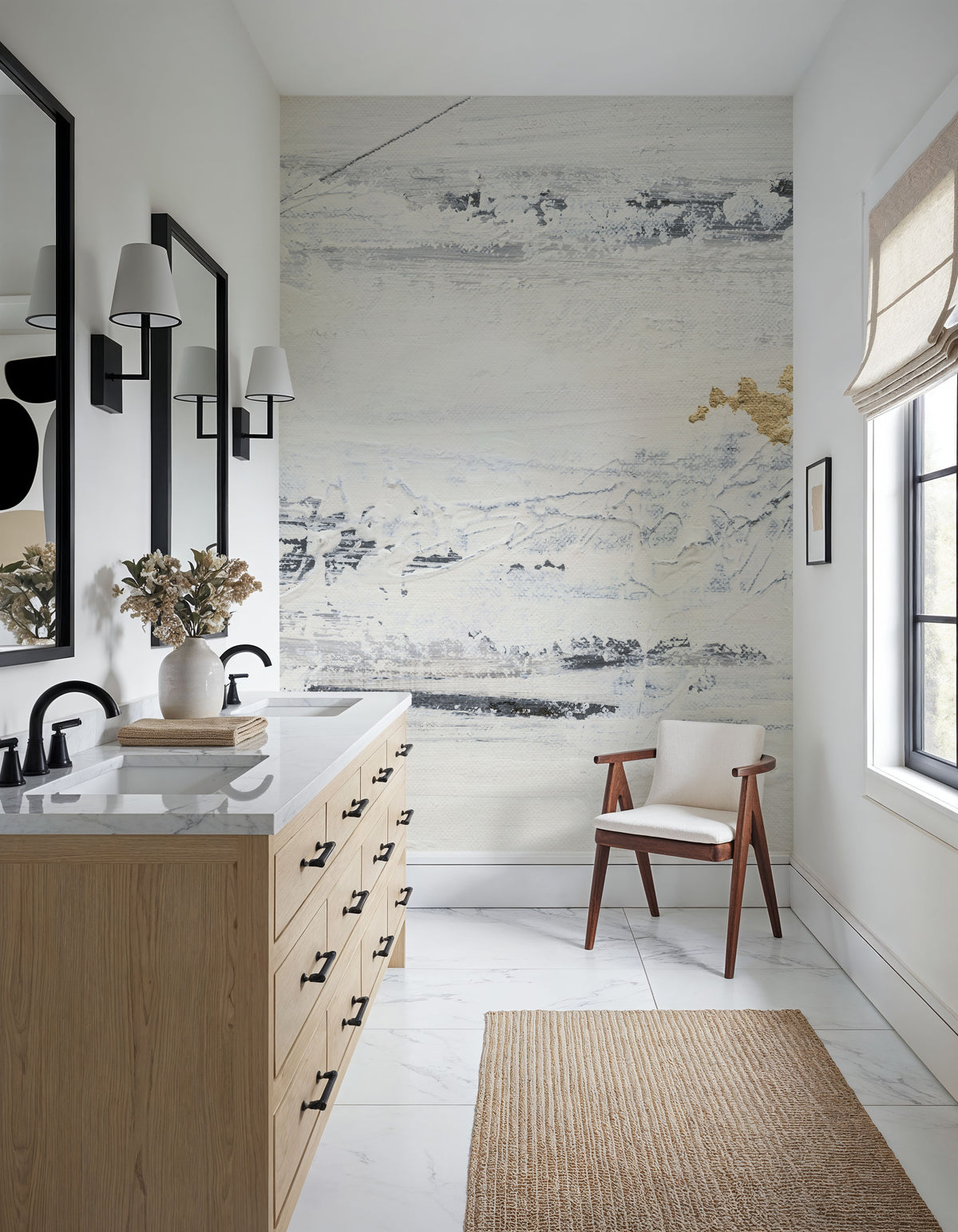 Textured Bright III Mural Wallpaper - room preview 02
