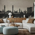 Faislabad Pakistan Skyline Concrete Mural Wallpaper - room preview 02