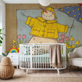 Seasonal Snowman IV Mural Wallpaper - room preview 02