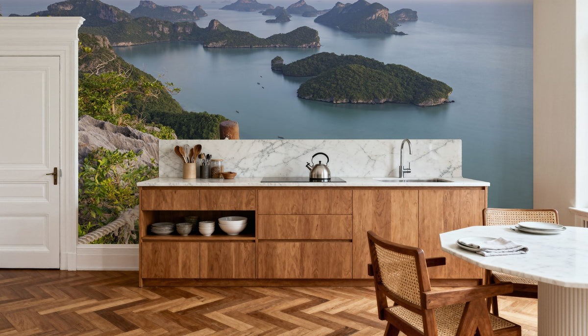 Coastal Stairway Mural Wallpaper - room preview 02