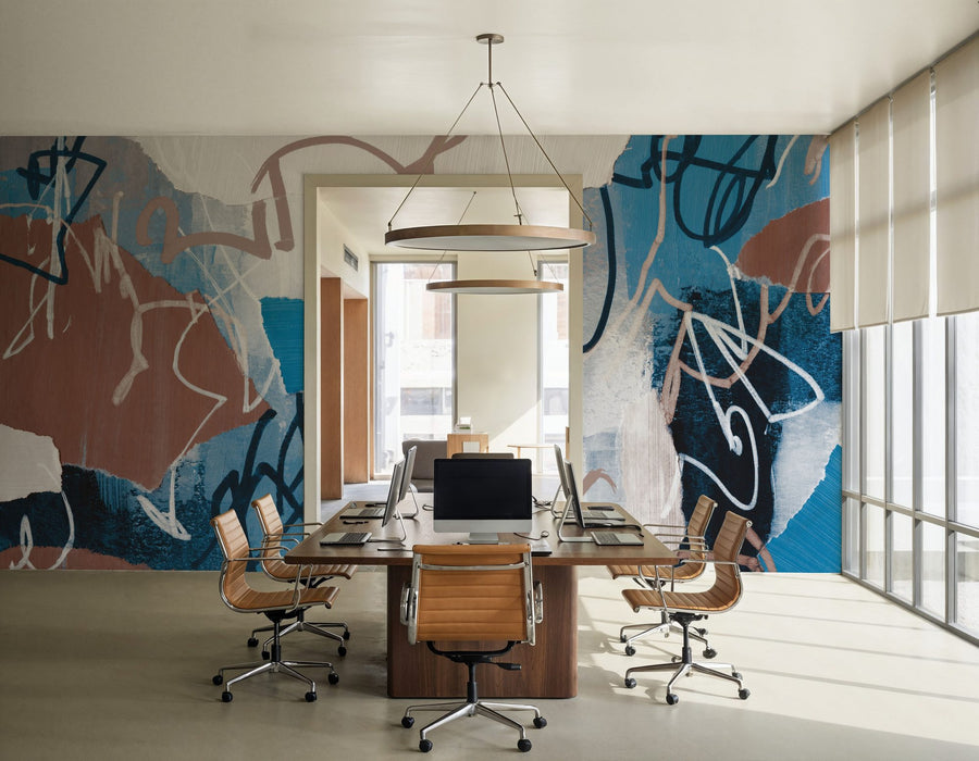 Graffiti Wallpaper Mural – Street Art Wall Mural – Musical Notes