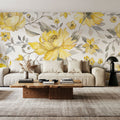 Sunny Flowers Mural Wallpaper - room preview 02