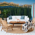 Rocky Mountain Train Mural Wallpaper - room preview 02