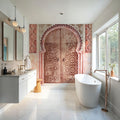 Moroccan Streets Tiled Entrance Mural Wallpaper - room preview 02