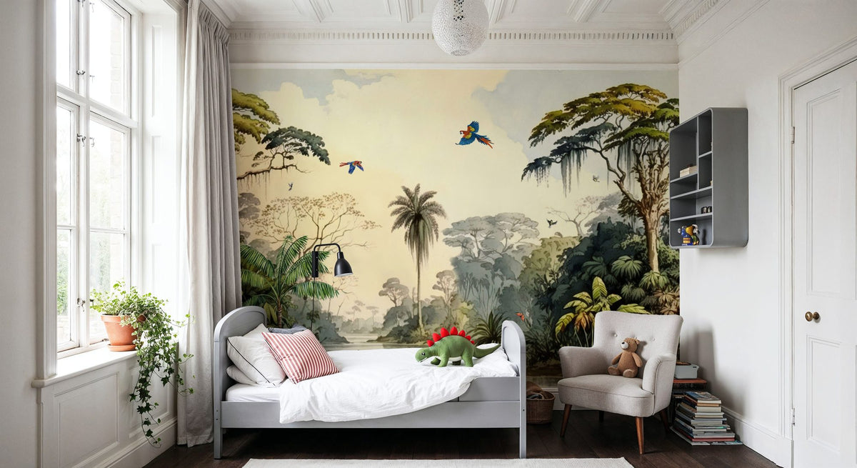 Jungle Islands Mural Wallpaper - room preview 02