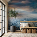 Paris in Winter Mural Wallpaper - room preview 02