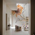Apricot Sunflower I Mural Wallpaper - room preview 02