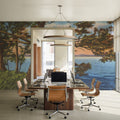 Shoreline Mural Wallpaper - Neutral Tone - room preview 02