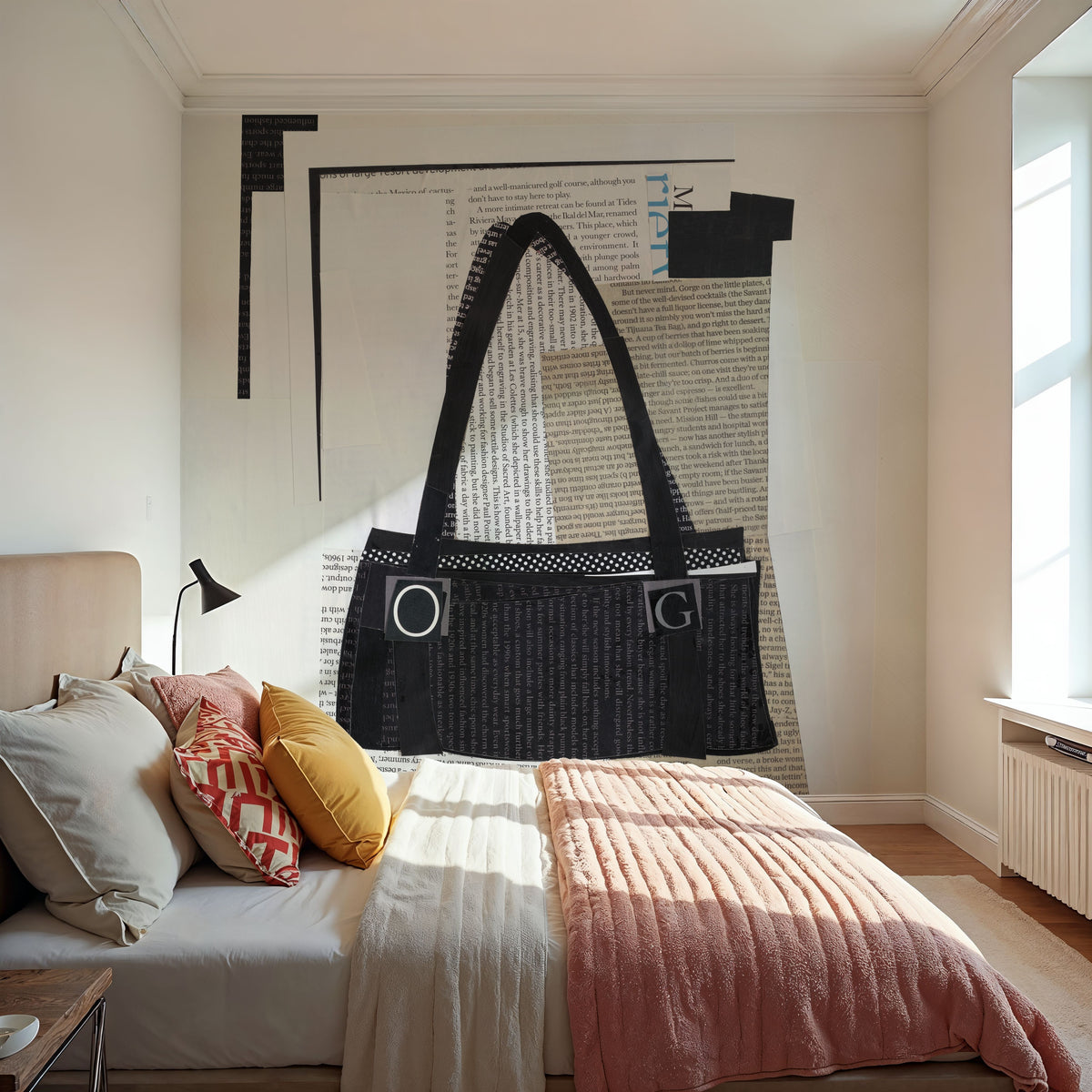 Paper Bag IV Mural Wallpaper - room preview 02