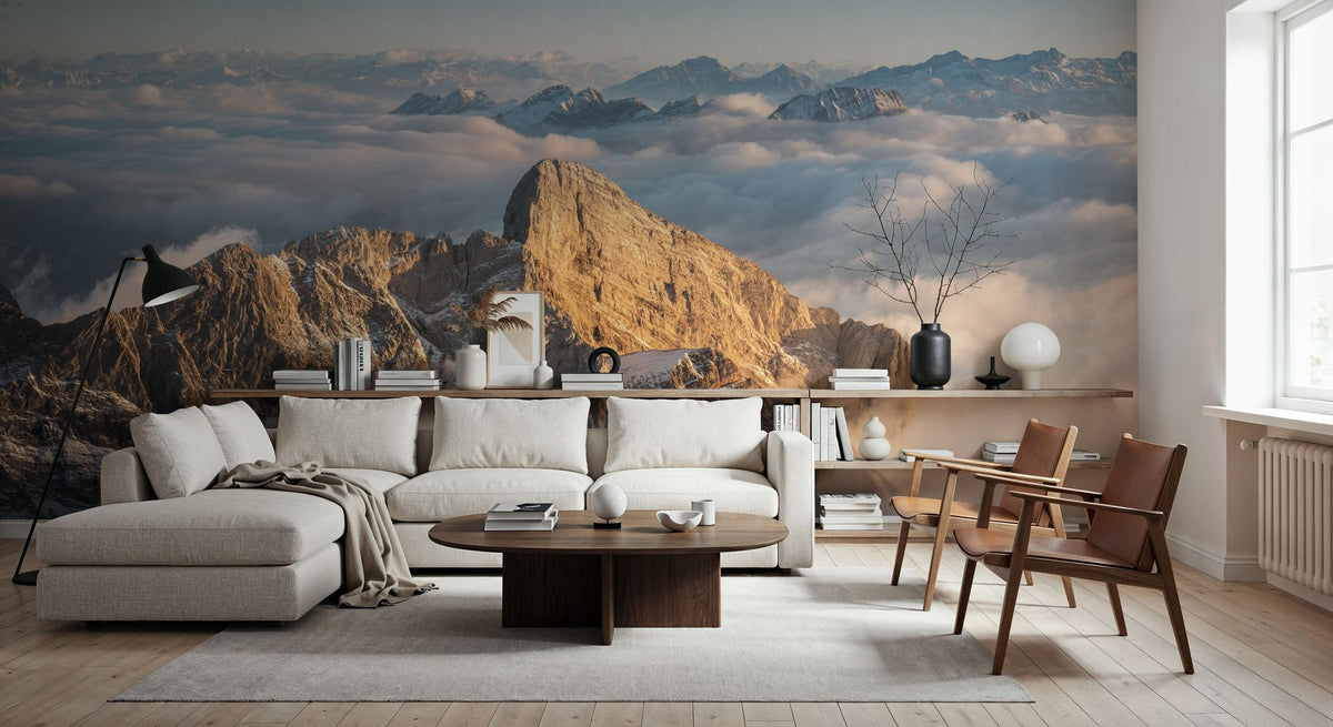 Saentis Sunset Mural Wallpaper - room preview 02