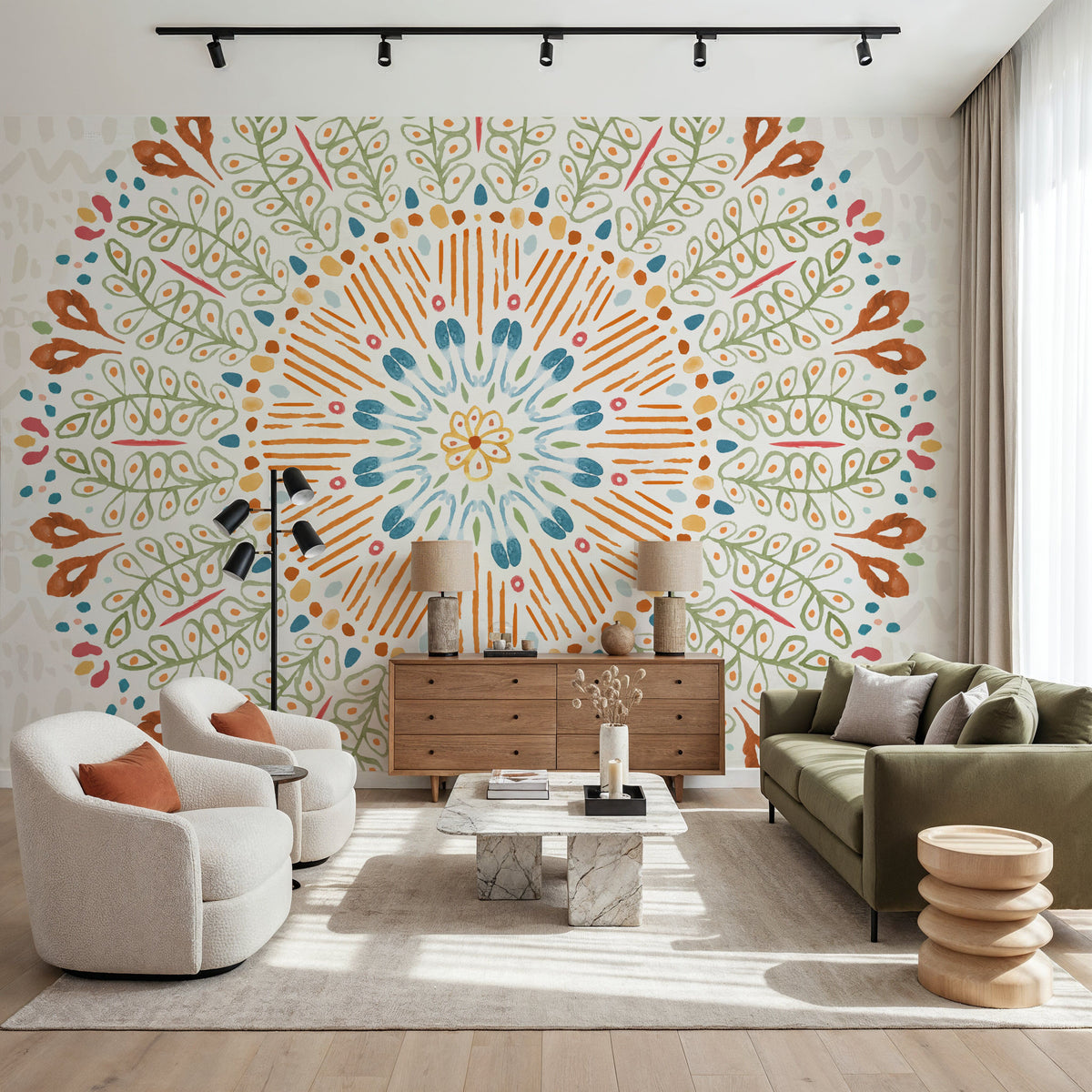 Harvest Whimsy XI Mural Wallpaper - room preview 02
