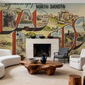 Greetings From Badlands Mural Wallpaper - room preview 02