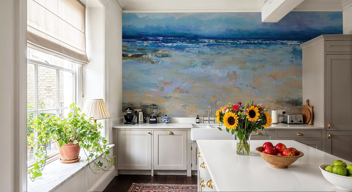 East Beach Mural Wallpaper - room preview 02